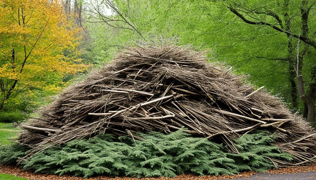 brush piles