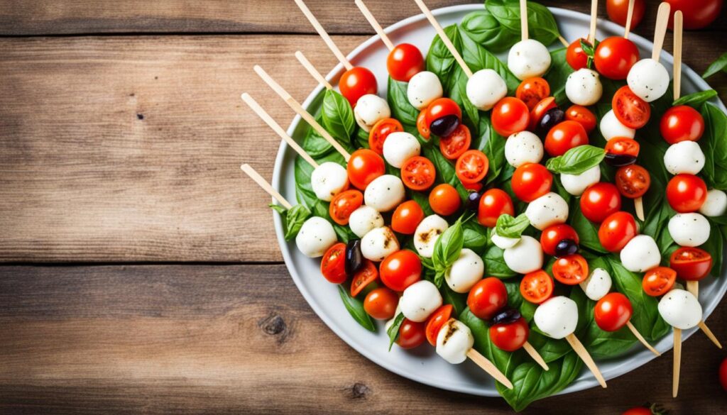 caprese appetizer skewers caprese appetizer skewers