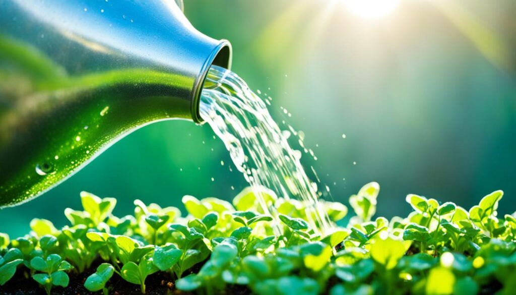 green roof watering