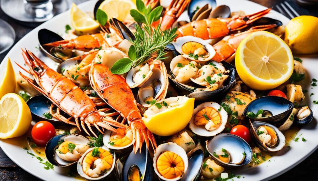 grilled seafood