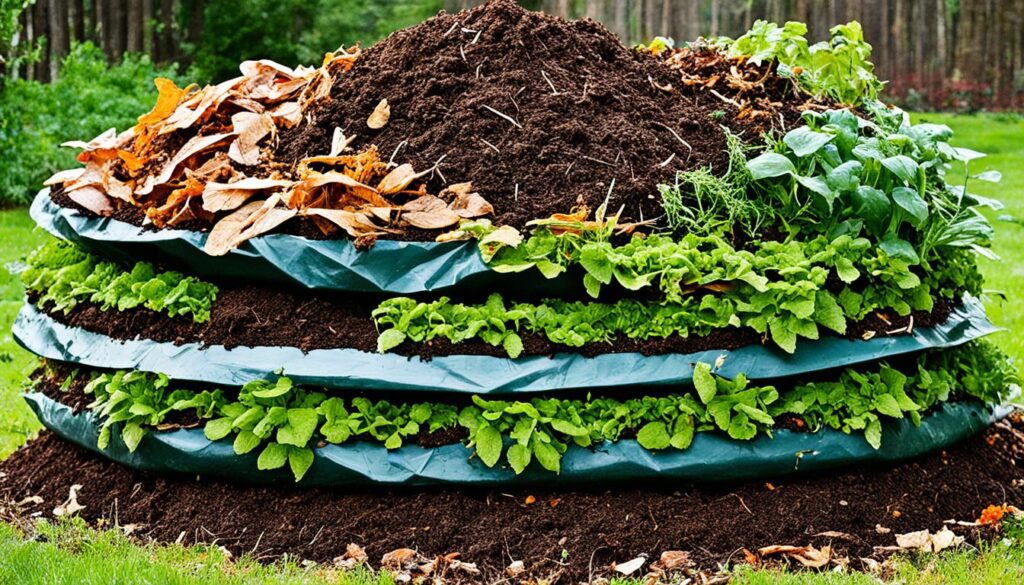 layering compost