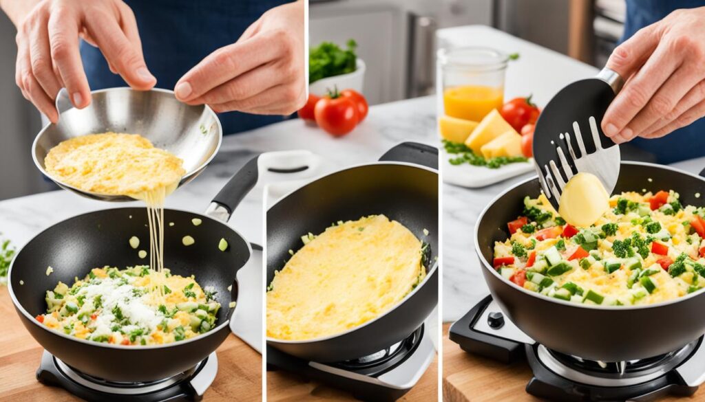 omelette technique