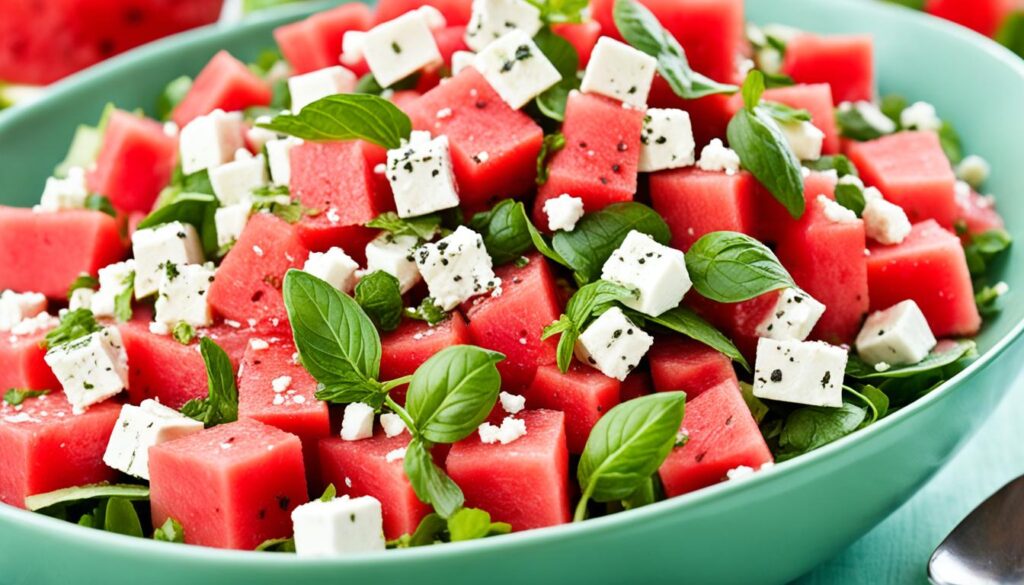 watermelon feta salad
