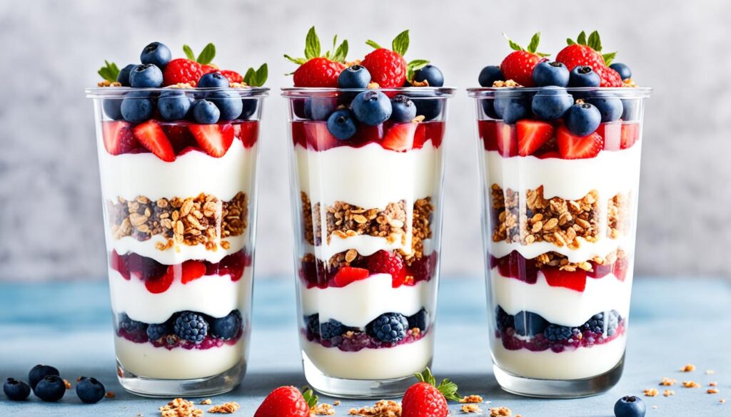 yogurt parfait snacks